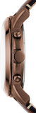  Shop Authentic Fossil Grant Chronograph White Dial Brown Leather Strap Watch for Men - FS5344 - Luxxuri