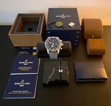  Shop Authentic Breitling Superocean Heritage Chronograph 44 Black Dial Silver Mesh Bracelet Watch for Men - A13313121B1A1 - Luxxuri