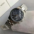 Shop Authentic Michael Kors Hunger Stop 100 Series Navy Blue Dial Silver Steel Strap Watch for Women - MK5814 - Luxxuri