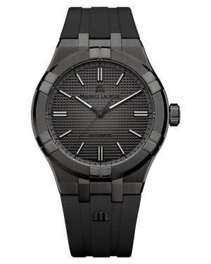  Shop Authentic Maurice Lacroix Aikon Automatic Gunmetal Dial Black Rubber Strap Watch For Men - AI6008-PVB00-330-2 - Luxxuri