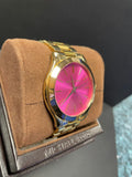  Shop Authentic Michael Kors Slim Runway Pink Dial Rose Gold Steel Strap Watch for Women - MK3264 - Luxxuri
