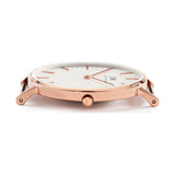  Shop Authentic Daniel Wellington Petite St Mawes White Dial Brown Leather Strap Watch For Women - DW00100175 - Luxxuri