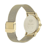  Shop Authentic Armani Exchange Lola Analog Gold Dial Gold Mesh Strap Watch For Women - AX5536 - Luxxuri