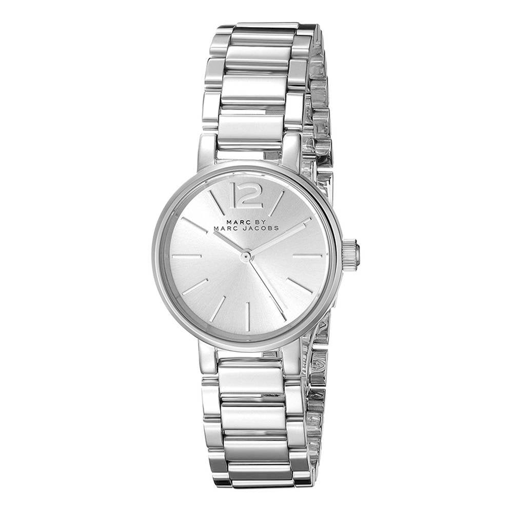  Shop Authentic Marc Jacobs Peggy Silver Dial Silver Steel Strap Watch for Women - MBM3404 - Luxxuri