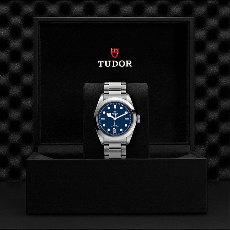  Shop Authentic Tudor Black Bay Automatic Blue Dial Silver Steel Strap Watch for Men - M79540-0004 - Luxxuri