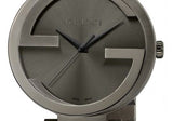  Shop Authentic Gucci G Interlocking Quartz Grey Dial Grey Steel Strap Watch For Men - YA133210 - Luxxuri