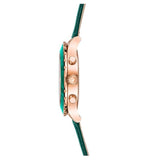 Shop Authentic Swarovski Octea Lux Chrono Emerald Green Dial Green Leather Strap Watch for Women - 5452498 - Luxxuri
