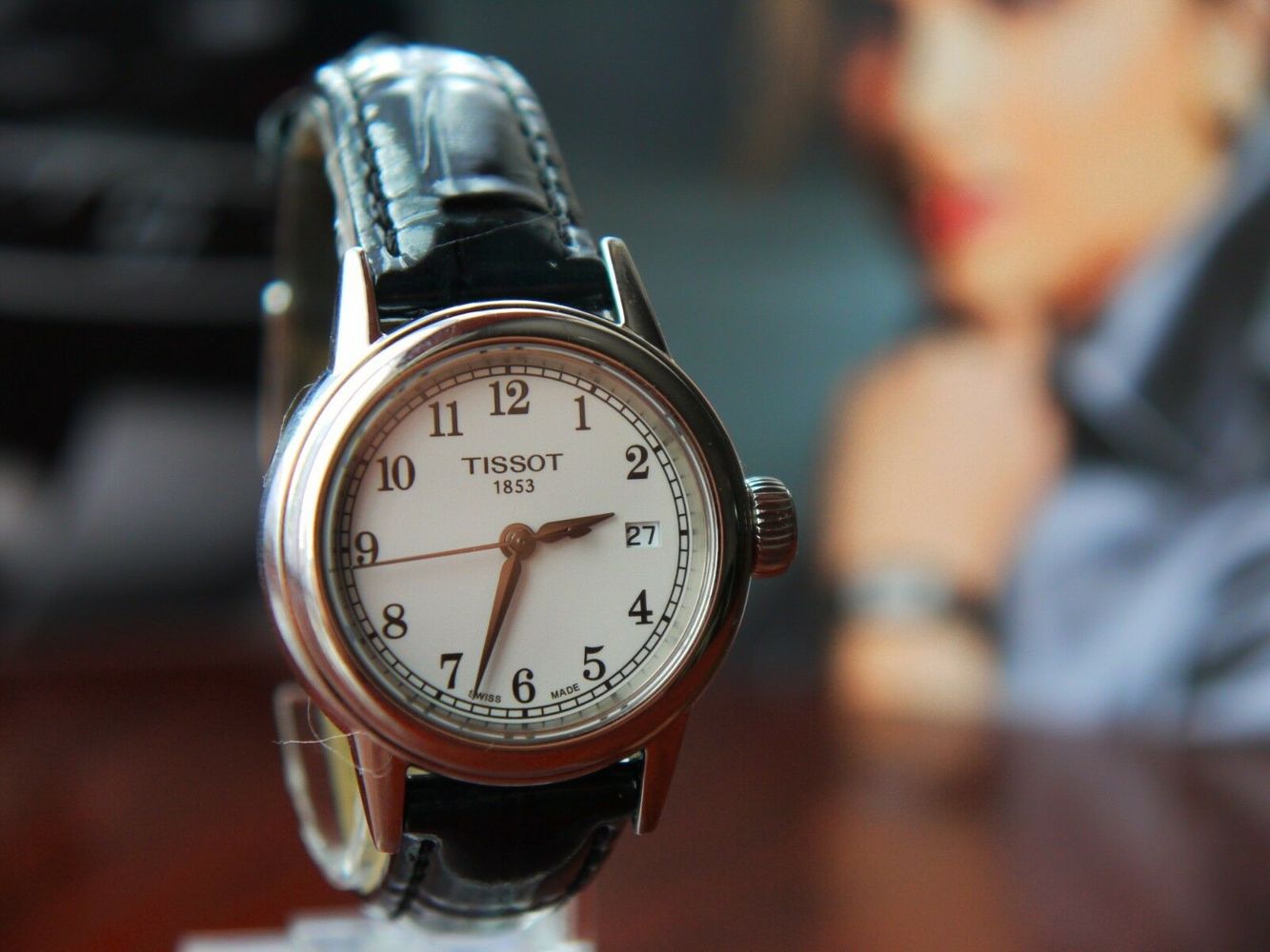  Shop Authentic Tissot T Classic Carson White Dial Brown Leather Strap Watch For Women - T085.210.16.013.00 - Luxxuri