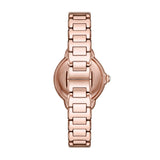  Shop Authentic Emporio Armani Mia Three Hand Crystals Silver Dial Rose Gold Steel Strap Watch For Women - AR11633 - Luxxuri
