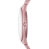  Shop Authentic Michael Kors Slim Runway Pink Dial Pink Steel Strap Watch For Women - MK4456 - Luxxuri
