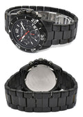 Coach Kent Chronograph Black Dial Black Steel Strap Watch for Men - 14602554