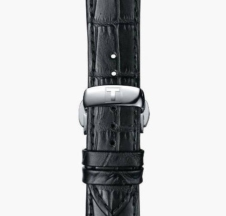  Shop Authentic Tissot Chemin Des Tourelles Powermatic 80 Black Dial Black Leather Strap Watch For Men - T099.407.16.058.00 - Luxxuri