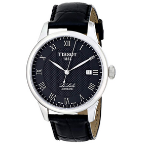  Shop Authentic Tissot T Classic Le Locle Automatic Black Dial Black Leather Strap Watch For Men - T41.1.423.53 - Luxxuri