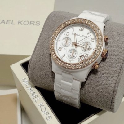  Shop Authentic Michael Kors Ceramic White Dial White Steel Strap Watch for Women - MK5269 - Luxxuri