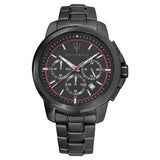  Shop Authentic Maserati Successo 44mm Black Dial Black Steel Strap Watch For Men - R8873621014 - Luxxuri