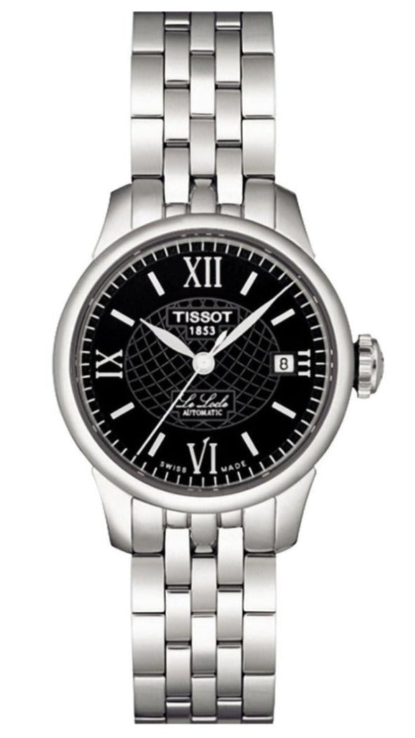  Shop Authentic Tissot Le Locle Automatic Small Lady Black Dial Silver Steel Strap Watch For Women - T41.1.183.53 - Luxxuri