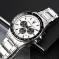  Shop Authentic Maserati SFIDA Chronograph White Dial Silver Steel Strap Watch For Men - R8873640003 - Luxxuri