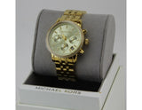  Shop Authentic Michael Kors Runway Chronograph Gold Dial Gold Steel Strap Watch For Women - MK5698 - Luxxuri