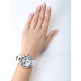  Shop Authentic Michael Kors Parker White Dial White Leather Strap Watch for Women - MK2277 - Luxxuri