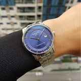  Shop Authentic Tissot Luxury Powermatic 80 Blue Dial Silver Steel Strap Watch For Men - T086.407.11.041.00 - Luxxuri