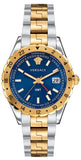  Shop Authentic Versace Hellenyium GMT Blue Dial Two Tone Steel Strap Watch for Men - V11060017 - Luxxuri