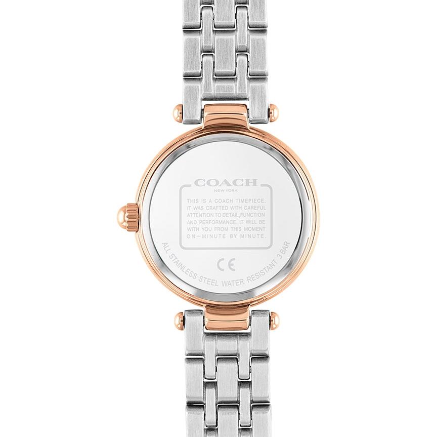 Coach Park Silver Dial Two Tone Steel Strap Watch for Women - 14503642