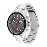  Shop Authentic Tommy Hilfiger Aiden Chronograph Grey Dial Silver Steel Strap Watch For Men - 1791857 - Luxxuri