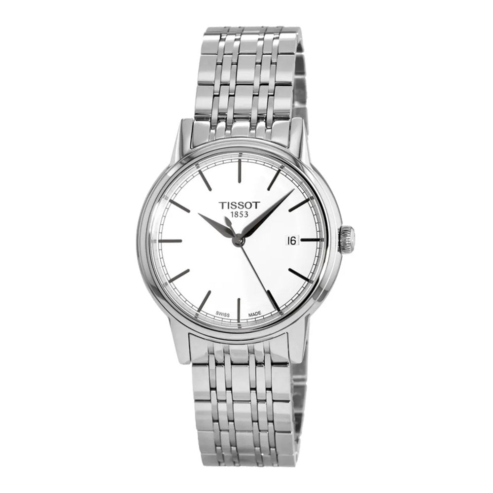  Shop Authentic Tissot Carson Steel White Dial Silver Steel Strap Watch For Men - T085.410.11.011.00 - Luxxuri