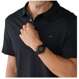  Shop Authentic Michael Kors Slim Runway Chronograph Black Dial Black Mesh Bracelet Watch For Men - MK9060 - Luxxuri