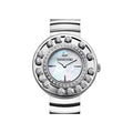  Shop Authentic Swarovski Lovely Crystal Mother of Pearl Dial Silver Steel Strap Watch for Women - 1160307 - Luxxuri