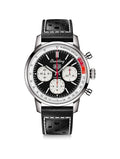  Shop Authentic Breitling Top Time B01 Deus Black Dial Black Leather Strap Watch for Men - AB01765A1B1X1 - Luxxuri