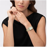  Shop Authentic Fossil Raquel Three Hand Mother of Pearl Dial Two Tone Steel Strap Watch For Women - ES5305 - Luxxuri