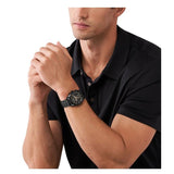  Shop Authentic Michael Kors Warren Chronograph Black Dial Black Steel Strap Watch For Men - MK9113 - Luxxuri