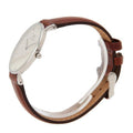  Shop Authentic Daniel Wellington Classy St Mawes White Dial Brown Leather Strap Watch For Women - DW00100067 - Luxxuri