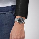  Shop Authentic Tissot Seastar 1000 Lady Black Dial Silver Steel Strap Watch for Women - T120.210.11.051.00 - Luxxuri