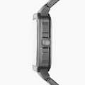 Fossil Inscription Multifunction Silver Dial Grey Steel Strap Watch for Men - BQ2657