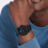  Shop Authentic Movado Bold Black Dial Black Leather Strap Watch For Men - 3600306 - Luxxuri