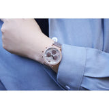  Shop Authentic Swarovski Passage Chrono Grey Dial Grey Leather Strap Watch for Women - 5580348 - Luxxuri