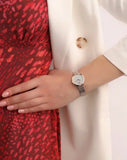  Shop Authentic Emporio Armani Modern Slim Analog Mother of Pearl Dial Two Tone Steel Strap Watch For Women - AR11157 - Luxxuri