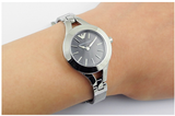  Shop Authentic Emporio Armani Classic Quartz Black Dial Silver Steel Strap Watch For Women - AR7328 - Luxxuri