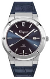  Shop Authentic Salvatore Ferragamo F-80 Classic Blue Dial Blue Leather Strap Watch for Men - SFDT00719 - Luxxuri