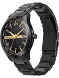  Shop Authentic Armani Exchange Hampton Chronograph Black Dial Black Steel Strap Watch For Men - AX2413 - Luxxuri