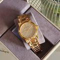  Shop Authentic Burberry The City Silver Dial Gold Steel Strap Unisex Watch - BU9003 - Luxxuri