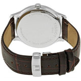  Shop Authentic Tissot T Classic Tradition Silver Dial Brown Leather Strap Watch For Men - T063.610.16.038.00 - Luxxuri