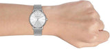 Shop Authentic Armani Exchange Lola Analog Silver Dial Silver Mesh Strap Watch For Women - AX5535 - Luxxuri