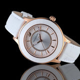  Shop Authentic Swarovski Octea Lux White Dial White Leather Strap Watch for Women - 5414416 - Luxxuri