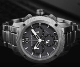  Shop Authentic Burberry Utilitarian Chronograph Black Dial Silver Steel Strap Watch For Men - BU9800 - Luxxuri