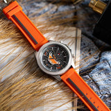  Shop Authentic Tommy Hilfiger Clark Chronograph Grey Dial Orange Rubber Strap Watch For Men - 1792084 - Luxxuri