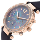  Shop Authentic Guess Solstice Diamonds Black Mother of Pearl Dial Black Rubber Strap Watch for Women - GW0113L2 - Luxxuri
