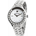  Shop Authentic Swarovski Lovely Crystals Mini White Dial Silver Steel Strap Watch for Women - 5242901 - Luxxuri